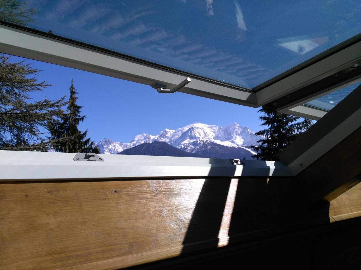 Mont Etape , F2, 42 M2, Calme, Vue Mt Blanc Apartment Passy  Exterior foto